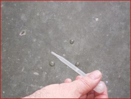 Absorption testing of Concrete Floor Surfaces